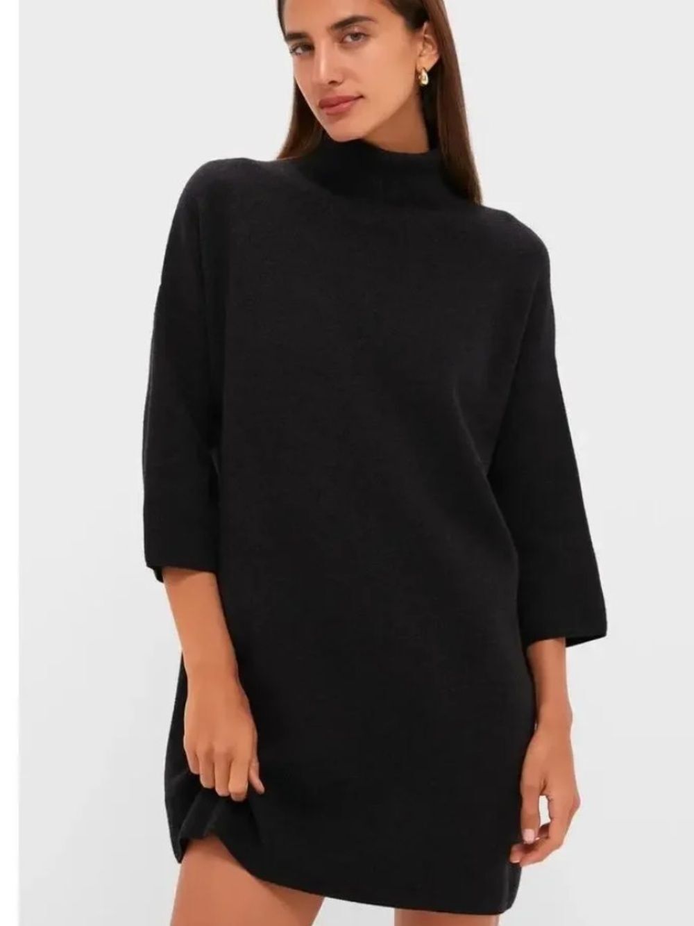 Pomander Place Vivianne sweater dress in black shimmer XL